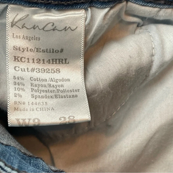 Kancan Mid Rise Skinny Jeans Size 9/28 Light Wash Ankle Denim Casual Stretch - Picture 8 of 10